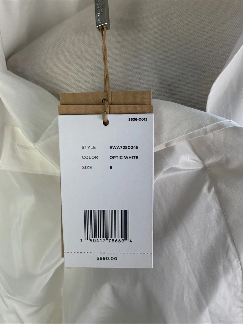 MICHEAL KORS NWT WHITE BUTTON BLOUSE